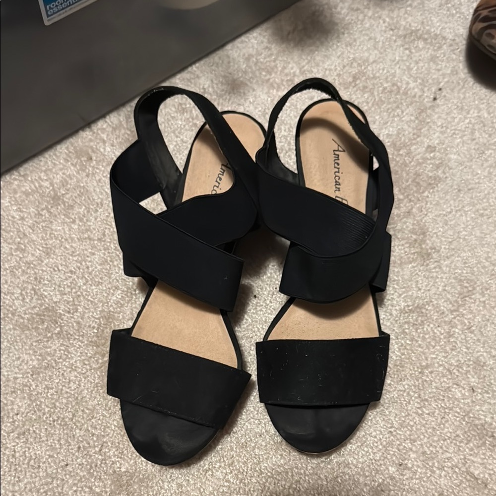 American Eagle Outfitters Women's Black Sandals